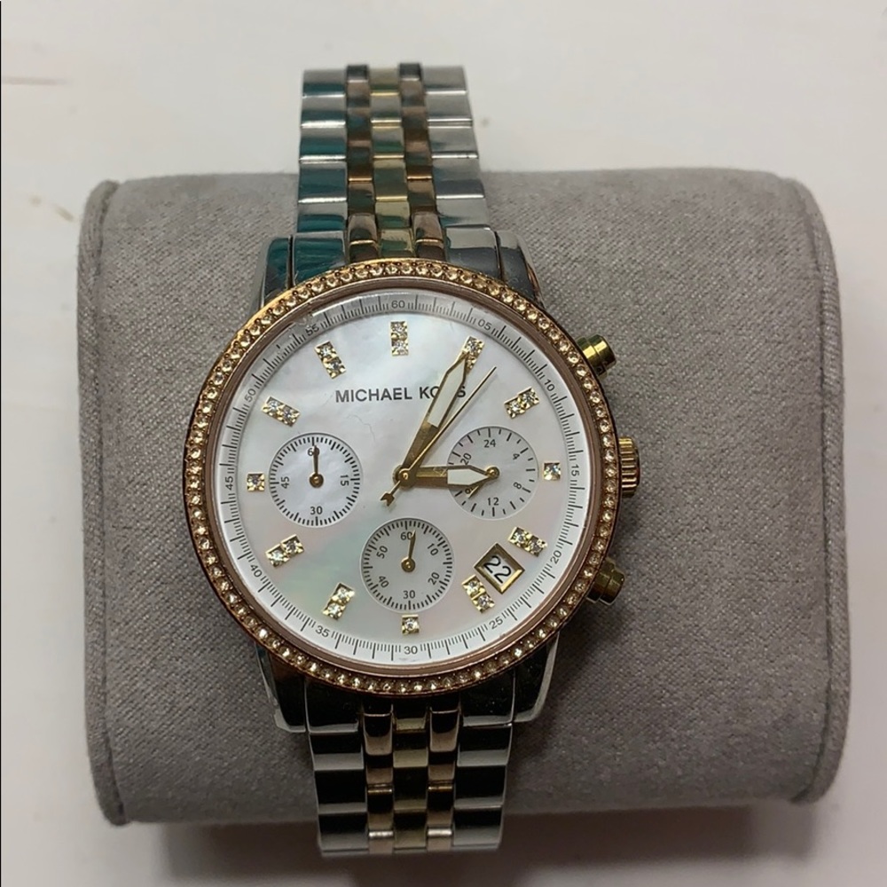 Tri color Michael Kors Watch - Picture 2 of 3